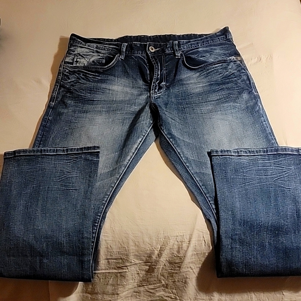Buffalo David Bitton men's bootcut blue jean